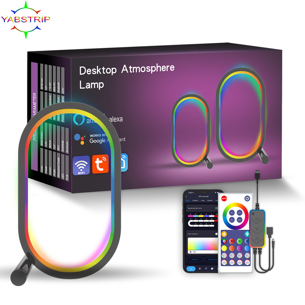 Rgb Desk Lamp Smart - 스마트 와이파이 앱 크리에이티브 데스크 램프,
