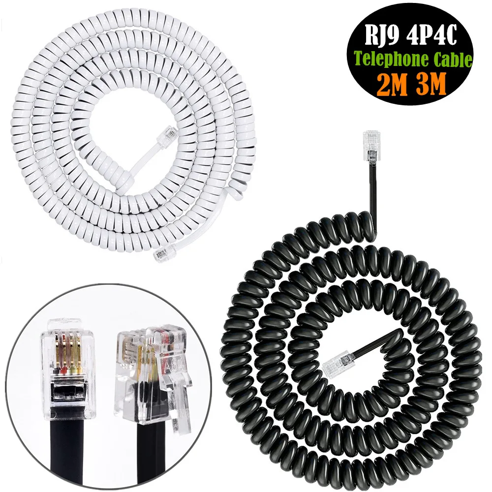 Electronics Gadgets Wholesale - RJ9 4P4C 전화 액세서리 전화 코드