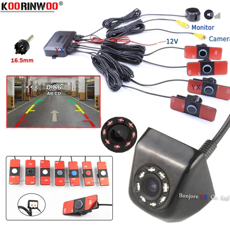Electronics Gadgets Wholesale - Parktronic 지원 자동차 4 후면 레이더