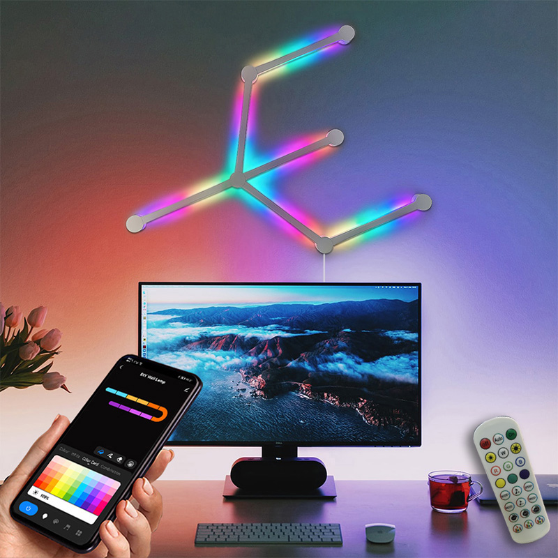 Rgb Desk Lamp Smart - RGB 라이트 바, 음악 리듬 동기화를