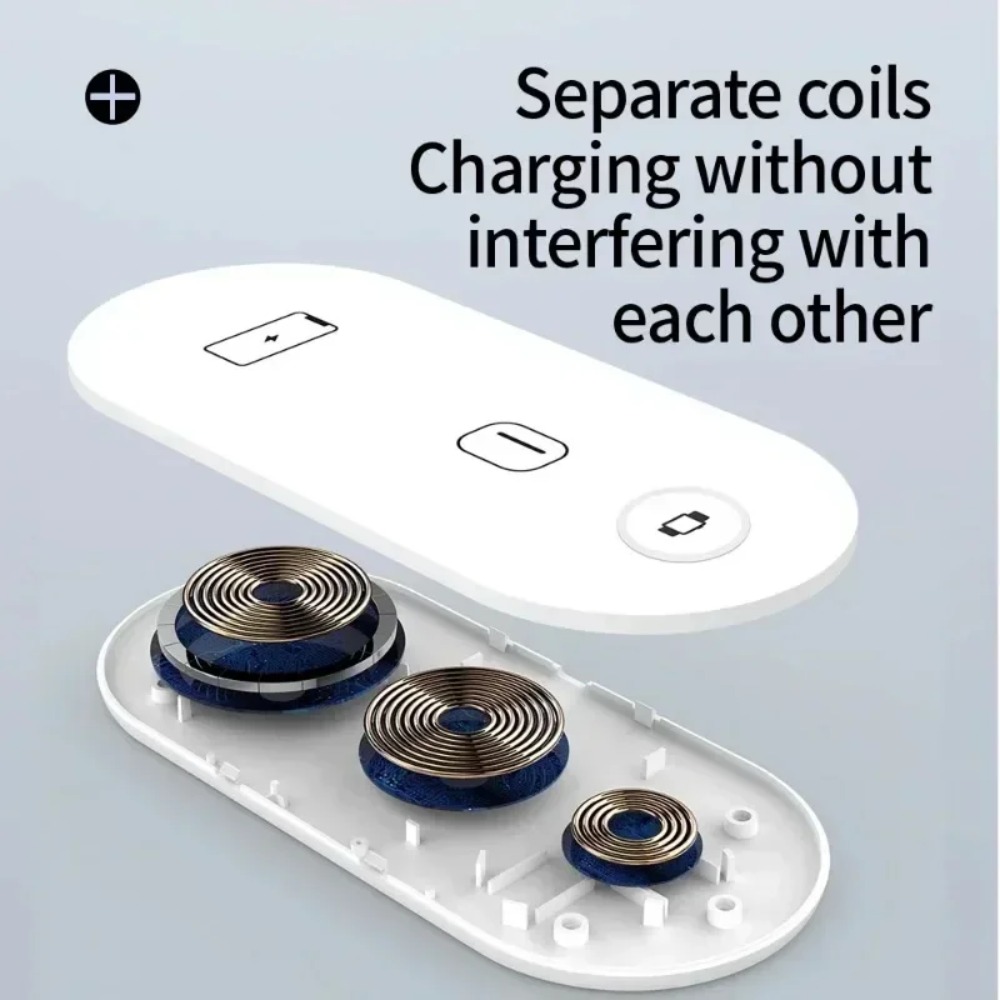 Portable Wifi Hotspot - 3-in-1 무선 충전 패드 고속 충전