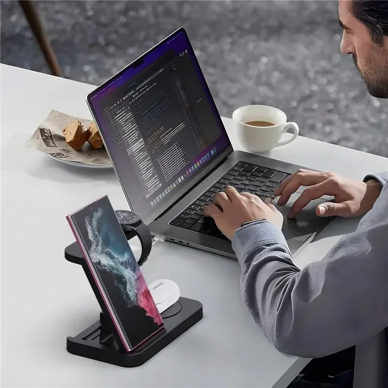 4 in 1 무선 충전 도크, 접이식 충전기 (아이폰  - Portable Wifi Hotspot 리뷰 및 가격