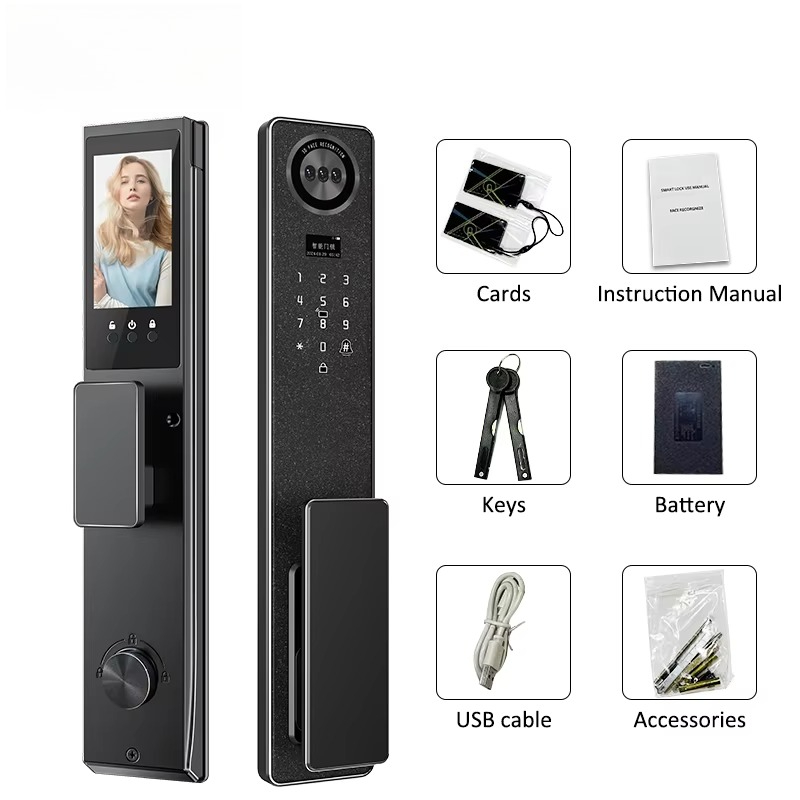Tuya WiFi 스마트 도어 잠금 장치, 가정용 생체 - Electronics & Tech Gadgets 리뷰 및 가격