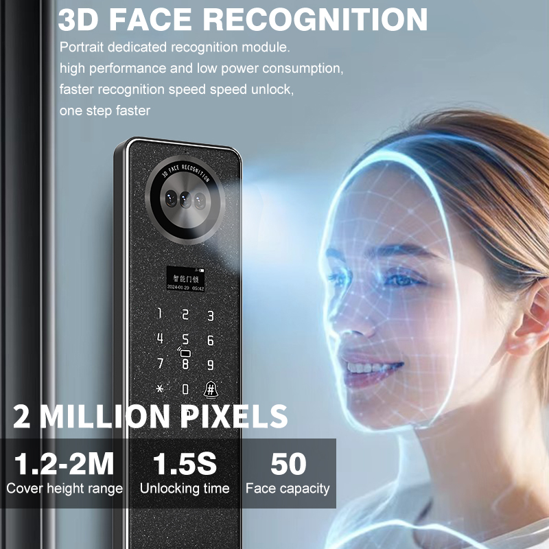 Tuya WiFi 스마트 도어 잠금 장치, 가정용 생체 - Electronics & Tech Gadgets 리뷰 및 가격