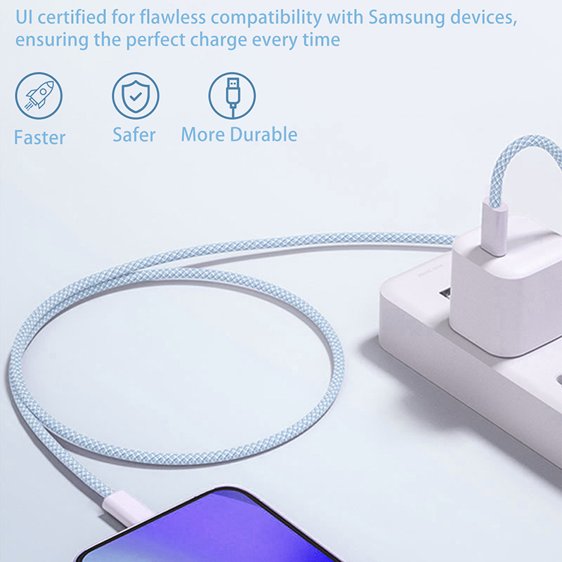 유형 C ~ 유형 C 60W 고속 충전 컬러 케이블 A - Electronics Gadgets Wholesale 리뷰 및 가격