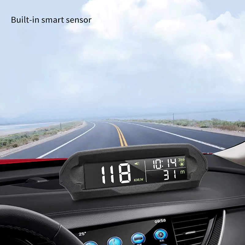 태양열 충전 헤드 업 디스플레이가있는 자동 GPS 속도 - Electronics Gadgets Wholesale 리뷰 및 가격