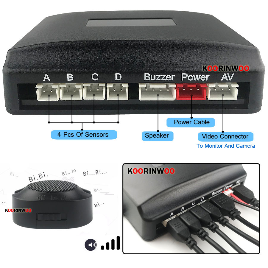Parktronic 지원 자동차 4 후면 레이더 감지  - Electronics Gadgets Wholesale 리뷰 및 가격