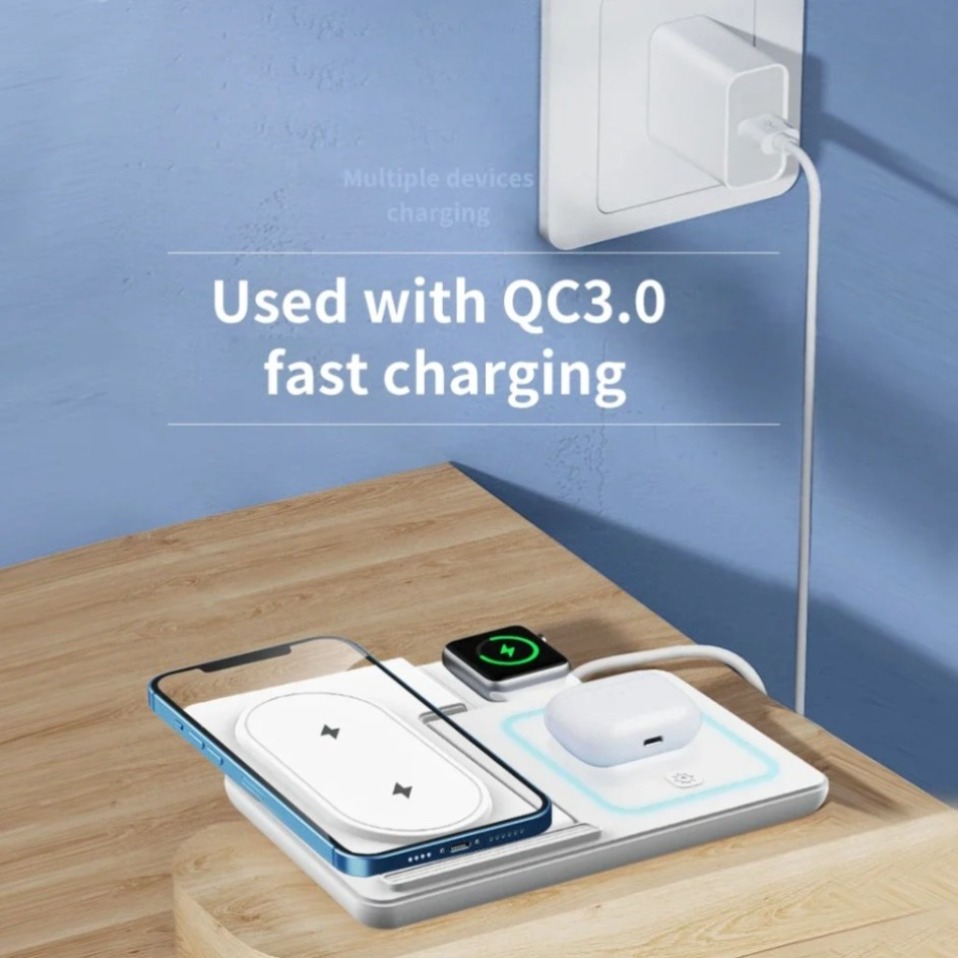 야간 LED 조명 3 in 1 무선 충전기 접이식 스탠 - Portable Wifi Hotspot 리뷰 및 가격