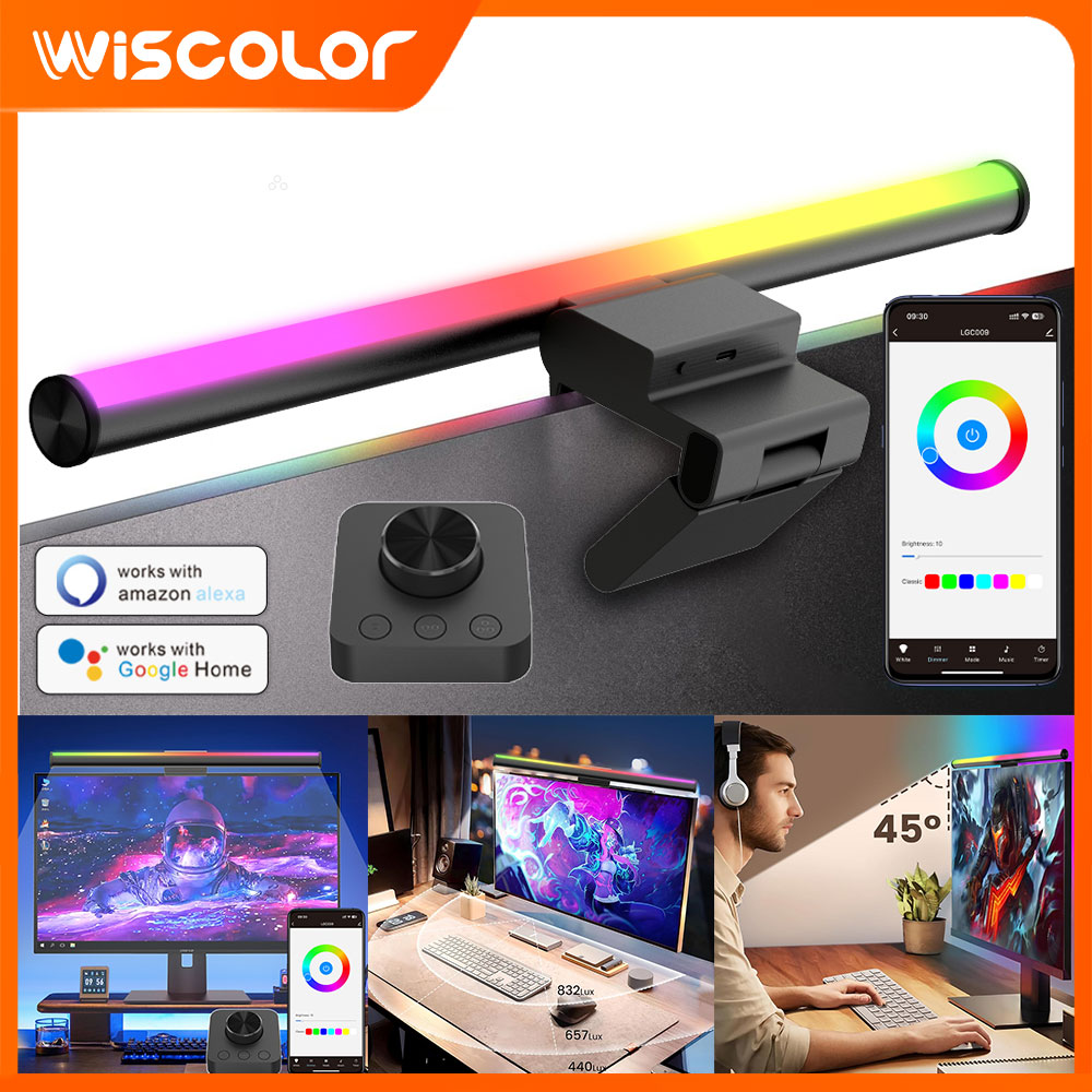 RGB 스마트 와이파이 모니터 라이트 바 설정 LED  - Rgb Desk Lamp Smart 리뷰 및 가격