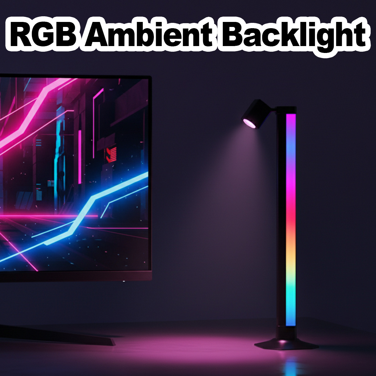 스마트 라이트 바 LED RGB 음악 동기화 앱 제어  - Rgb Desk Lamp Smart 리뷰 및 가격